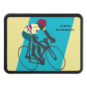 Cyclist #1 trailer hitch cover