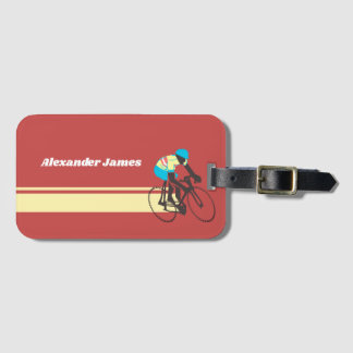 Cyclist #2 luggage tag