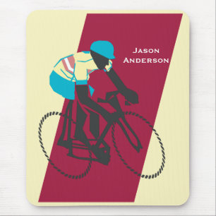 Cyclist #2 mouse pad