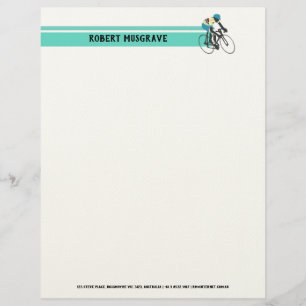Cyclist #3 letterhead
