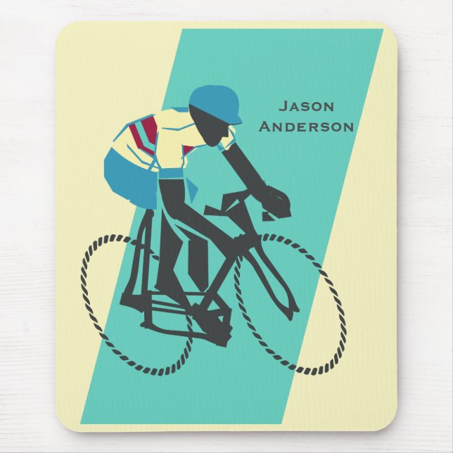 Cyclist #3 mouse pad (Front)