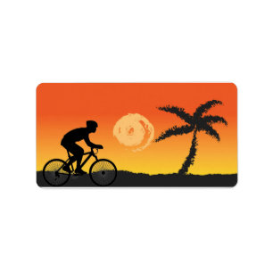 Cyclist Address Label