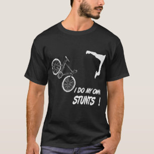 Cyclist bike, bicycle crash accident humour funny  T-Shirt