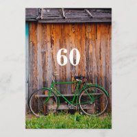 Cyclist Birthday Celebration Invitation - any age