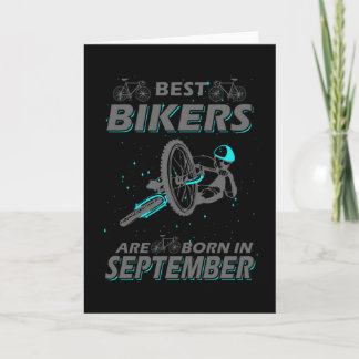 Cyclist Birthday Present September Card