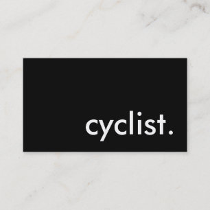 cyclist. business card