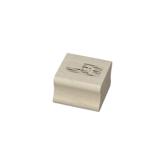 Cyclist Cycling Bicycle American Flag 4th of July Rubber Stamp (Stamp)