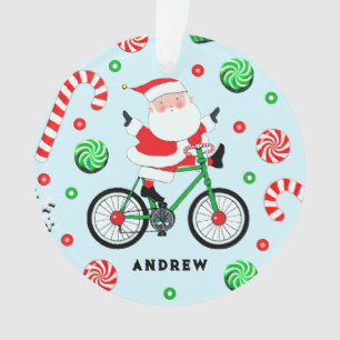 Cyclist Cycling Christmas Ornament