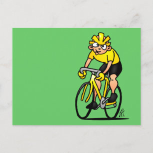 Cyclist - Cycling Postcard