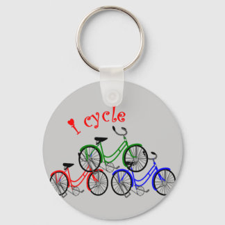 Cyclist Gifts (Bicycling) design Keychain