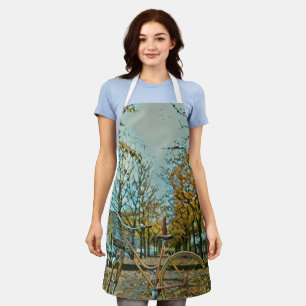 Cyclist gifts for him apron