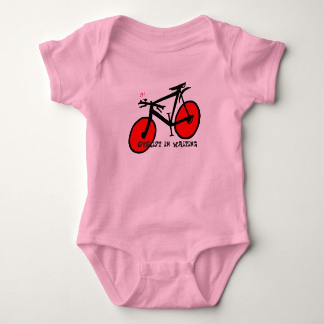 Cyclist in Waiting Infant Creeper (Front)