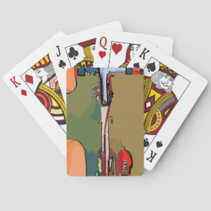 Cyclist Playing Cards