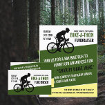Cyclist Silhouette, Charity Bike-a-Thon Event Flyer<br><div class="desc">Cyclist Silhouette,  Charity Bike-a-Thon Event Advertising Flyer by The Business Card Store.</div>