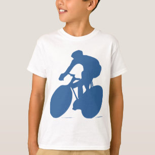 Cyclist Silhouette Kids T-shirt