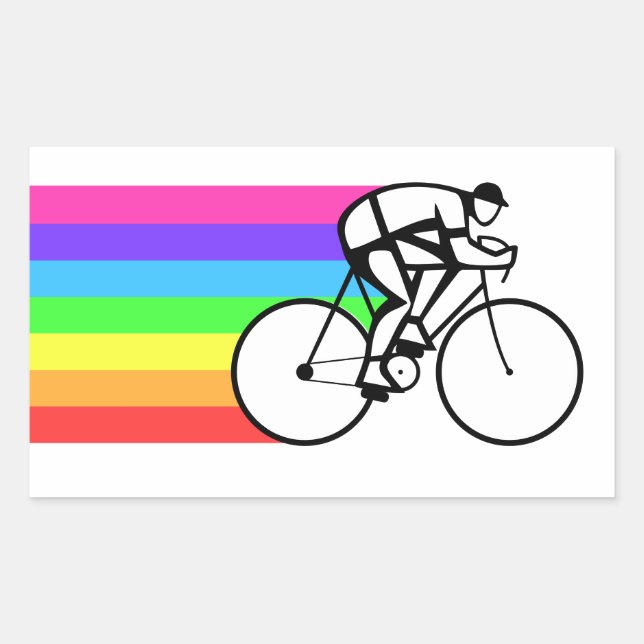 Cyclist Sticker (Front)