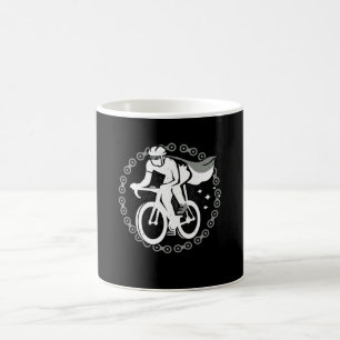 Cyclist Superhero Bicycle Cycling Biker Coffee Mug