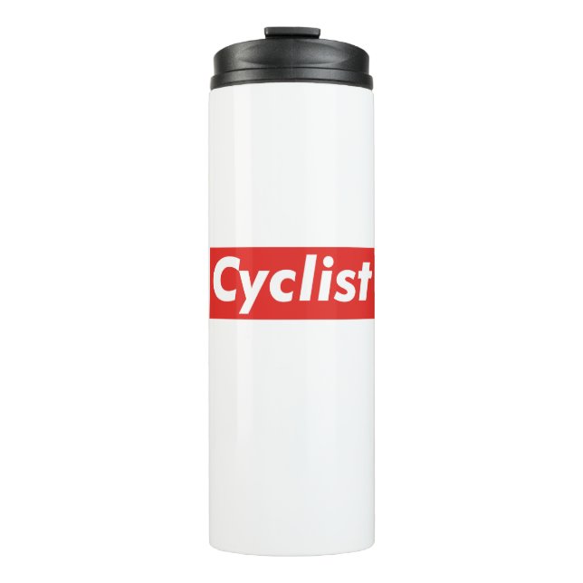 Cyclist Thermal Tumbler (Front)