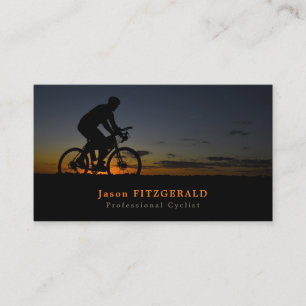 Cycliste de nuit, Cycliste, Carte de visite de cyc