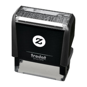 Cyclists gifts ideas self-inking stamp