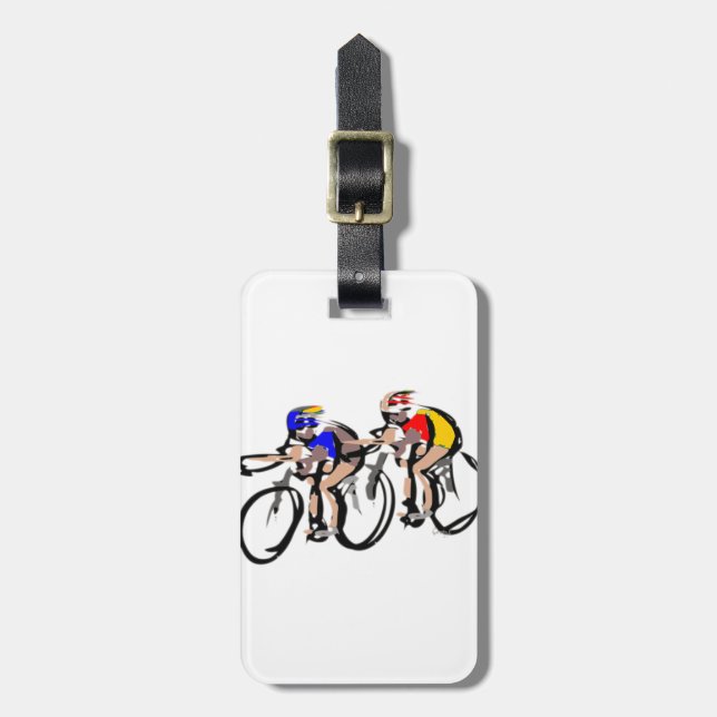 cyclists luggage tag (Front Vertical)