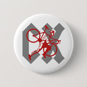 Cyclocross 2 Inch Round Button
