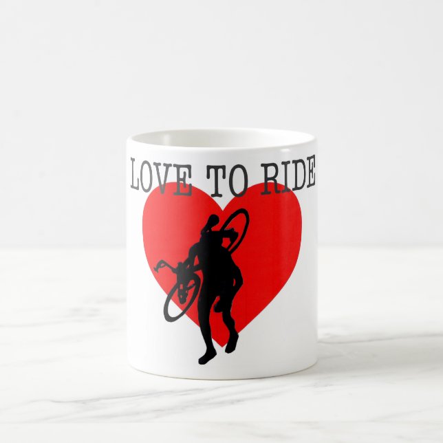 Cyclocross MTB gift present ride . Coffee Mug (Center)