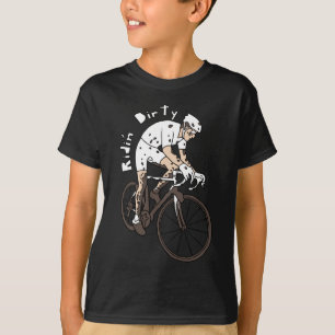 Cyclocross Rider Riding Dirty T-Shirt