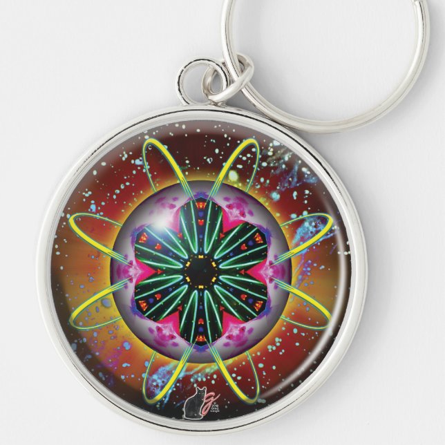 Cyclon Orbz Kaleid Keychain (Front)