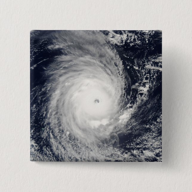 Cyclone Adeline-Juliet moving west 2 Inch Square Button (Front)