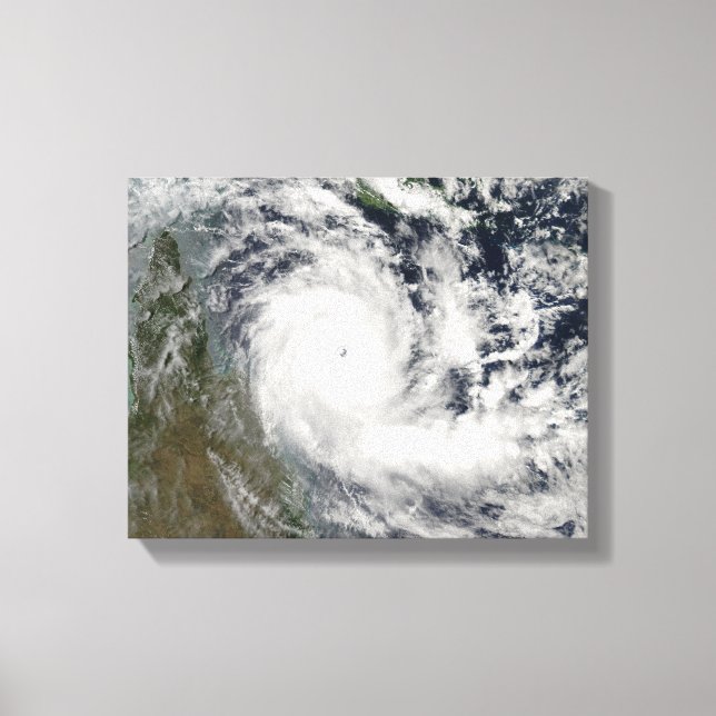 Cyclone Ingrid Canvas Print (Front)