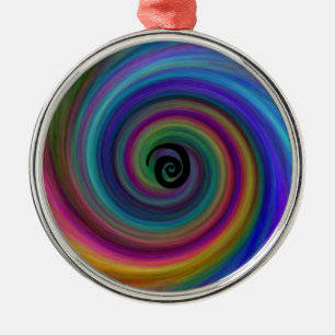 Cyclone Metal Ornament