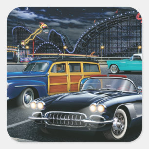 Cyclone Racer Square Sticker