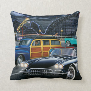 Cyclone Racer Throw Pillow