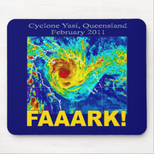 Cyclone Yasi, Queensland, February 2011 Mouse Pad