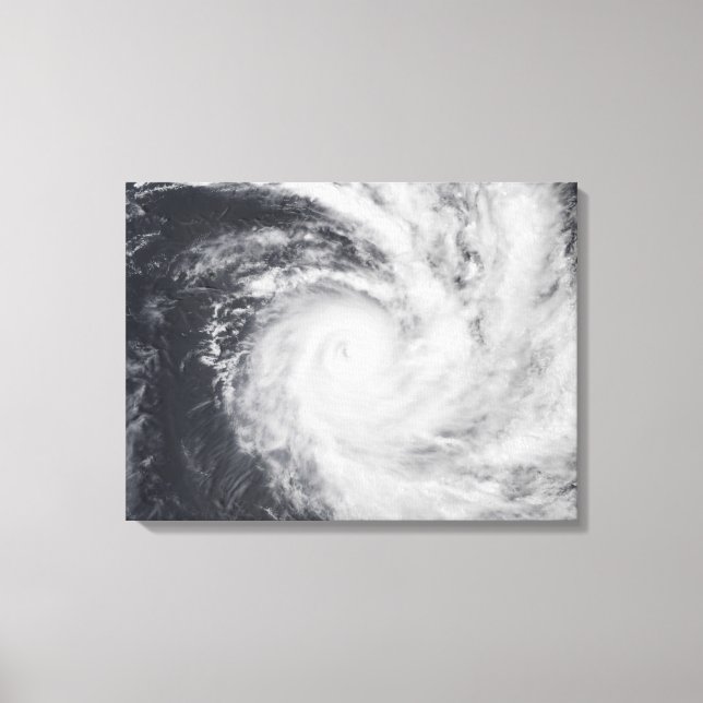 Cyclone Zoe in the South Pacific Ocean Canvas Print (Front)