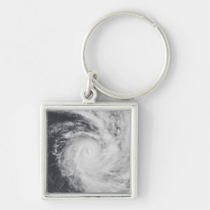 Cyclone Zoe in the South Pacific Ocean Keychain