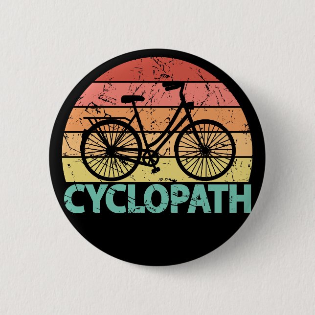 Cyclopath Funny Cycling 2 Inch Round Button (Front)