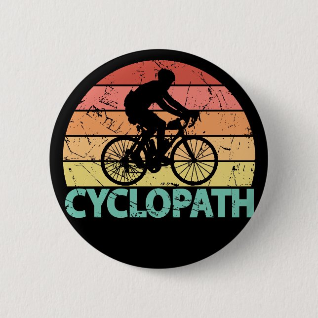 Cyclopath Funny Cycling 2 Inch Round Button (Front)