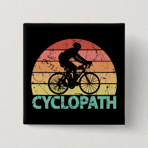 Cyclopath Funny Cycling 2 Inch Square Button