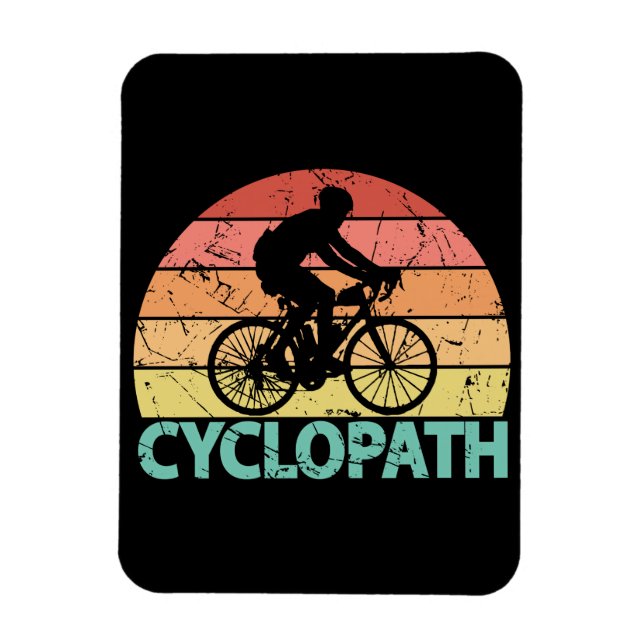 Cyclopath Funny Cycling Magnet (Vertical)