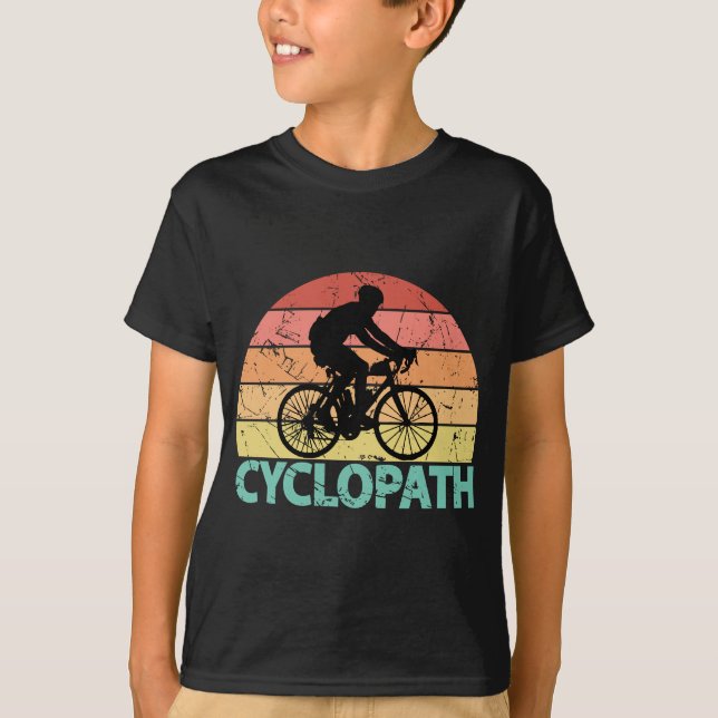 Cyclopath Funny Cycling T-Shirt (Front)