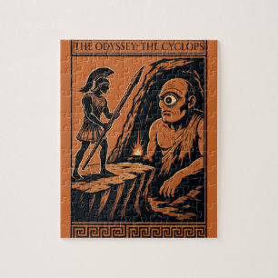 Cyclops Cave Duel Jigsaw Puzzle