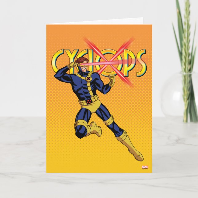 Cyclops Character Pose Card (Front)