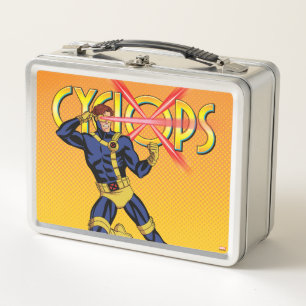 Cyclops Character Pose Metal Lunch Box