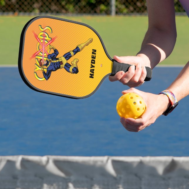 Cyclops Character Pose Pickleball Paddle (Insitu)
