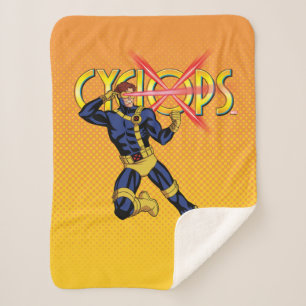 Cyclops Character Pose Sherpa Blanket