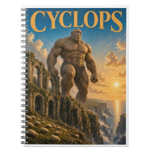 Cyclops, Gothic Fantasy Monster Notebook