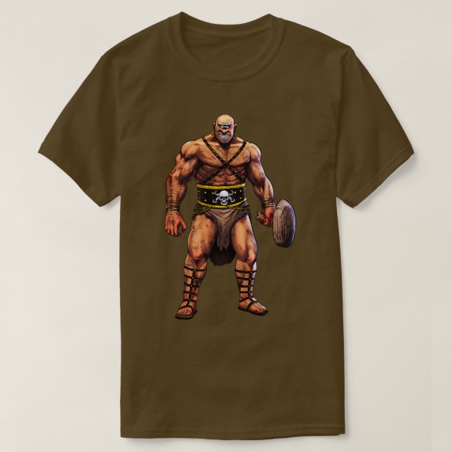 Cyclops Greek Mythology Creature T-Shirt (Design Front)