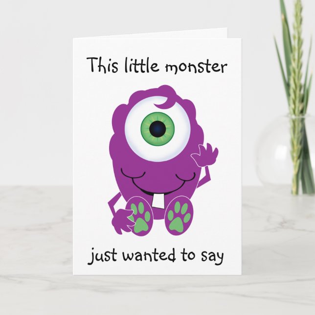 Cyclops Monster Card (Front)